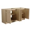 Modern Freestanding Bathroom Vanity With Soft Close Cabinet Doors - Oak - Image 9