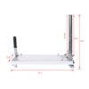Portable Chain Saw Mill Aluminum Steel Planking Lumber Milling Bar Size 20" - Silver - Image 3