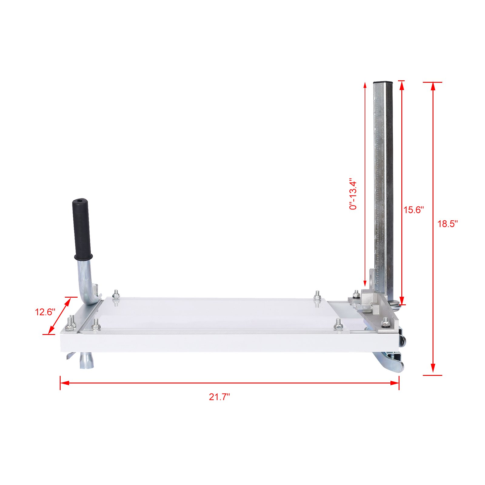 Portable Chain Saw Mill Aluminum Steel Planking Lumber Milling Bar Size 20" - Silver - Image 3