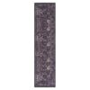 Maval - 2'6'' X 10' Washable Runner Rug - Black / Burgundy - Image 9