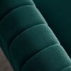 Contemporary Velvet Sofa Couch For Living Room - Green - Image 6