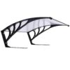 Weather Resistant Polycarbonate Canopy Outdoor Shade Cover For Robotic Lawn Mowers - Black - Image 2