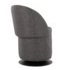 Finch - Contemporary Swivel Chair - Black / Charcoal - Image 3