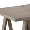 Sawhorse - Writing Desk - Distressed Gray - Image 6