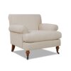 Alana Lawson - Accent Arm Chair Metal Casters - Sky Neutral Beige - Image 8