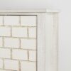 Retro Shoe Storage Cabinet, Mid Century Vintage Freestanding With 2 Flip Drawers, Suitable For Entryway - Retro White / White / Vintage - Image 13