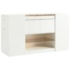 Modern Luxury Multi-Functional Island Vanity Dresser And Storage Cabinet With Glass Tabletop, Display Shelf, 6 Drawers For Walk In Wardrobe And Bedroom - Cream White - Image 6
