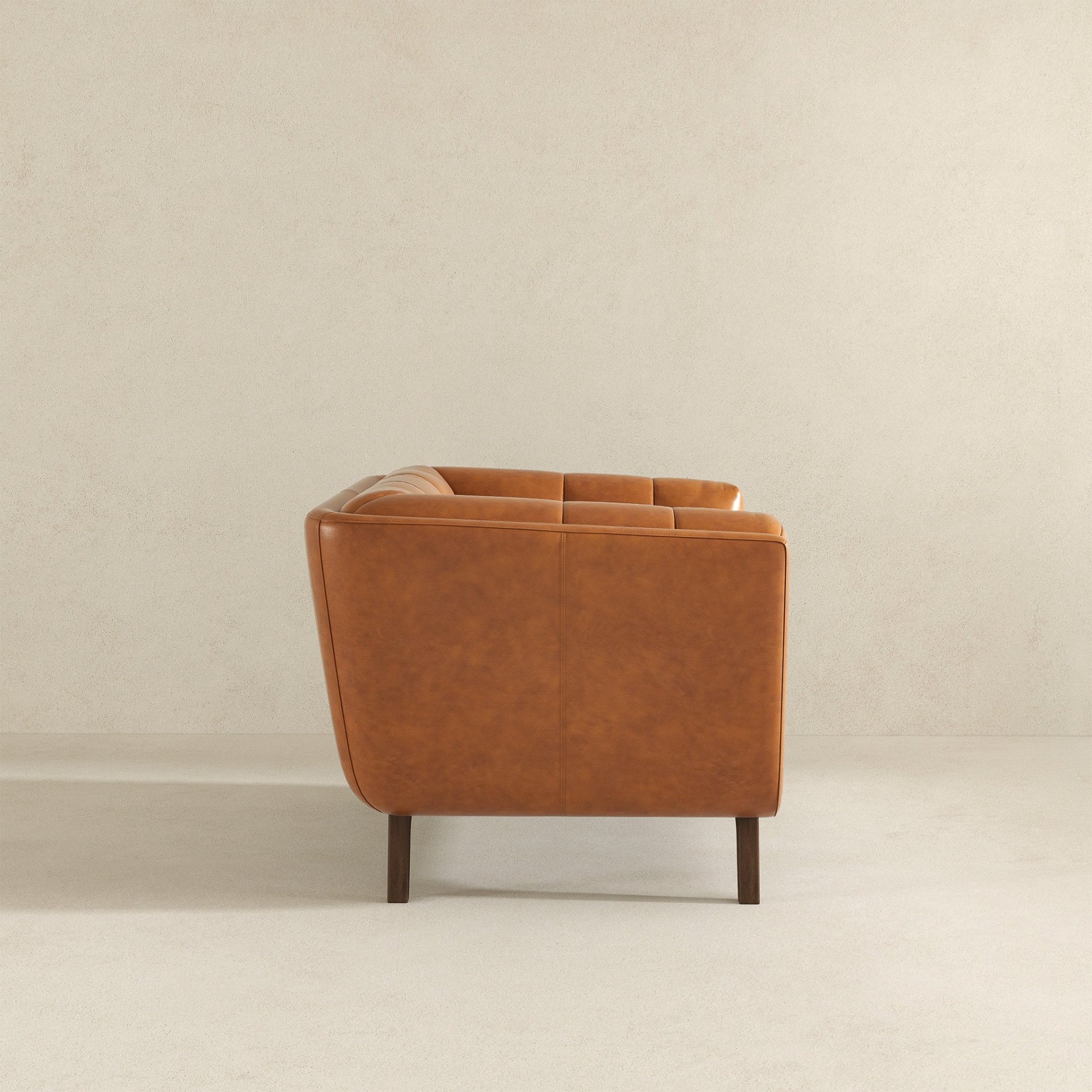 Addison - Lounge Chair Leather - Cognac - Image 4
