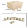 Marble Bathroom Accessories Set, Natural Stone - Beige / Gold / Beige / Yellow - Image 8