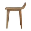 Woven Raised Back Stool - Oak - Image 10
