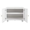 Office Furniture Copier Cabinet 2 Door Steel Copier Stand Mobile Pedestal File Printer Stand - White - Image 14