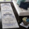 Payas - 2' X 8' Medallion Runner Rug - Cream / Gold - Image 2