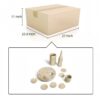 Luxury Natural Marble Dining Room Accessories Set, Genuine Marble, 10 Piece Set - Glod Yellow Beige - Image 8