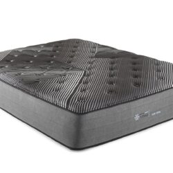 Pure Ice - 14" Full Plush Quilted Mattress - Black