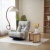 Adjustable Head And Waist Game Chair, Lounge Chair 360 Degree Rotatable - Gray - Image 16