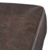 Bar Stools (Set of 2), Upholstered Barstools Armless, Rubber Wood Leg - Brown - Image 13