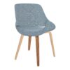 Fabrico - Mid-Century Modern Dining Chair (Set of 2) - Zebra / Blue - Image 4