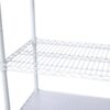 20" 6 Tier 6000Lbs Capacity Nsf Metal Shelf Wire Shelving Unit, Heavy Duty Adjustable Storage Rack With Wheels & Shelf Liners For Commercial Grade Utility Steel Storage Rack - White - Image 11
