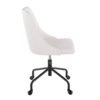 Marche - Contemporary Adjustable Office Chair - Black / White - Image 2
