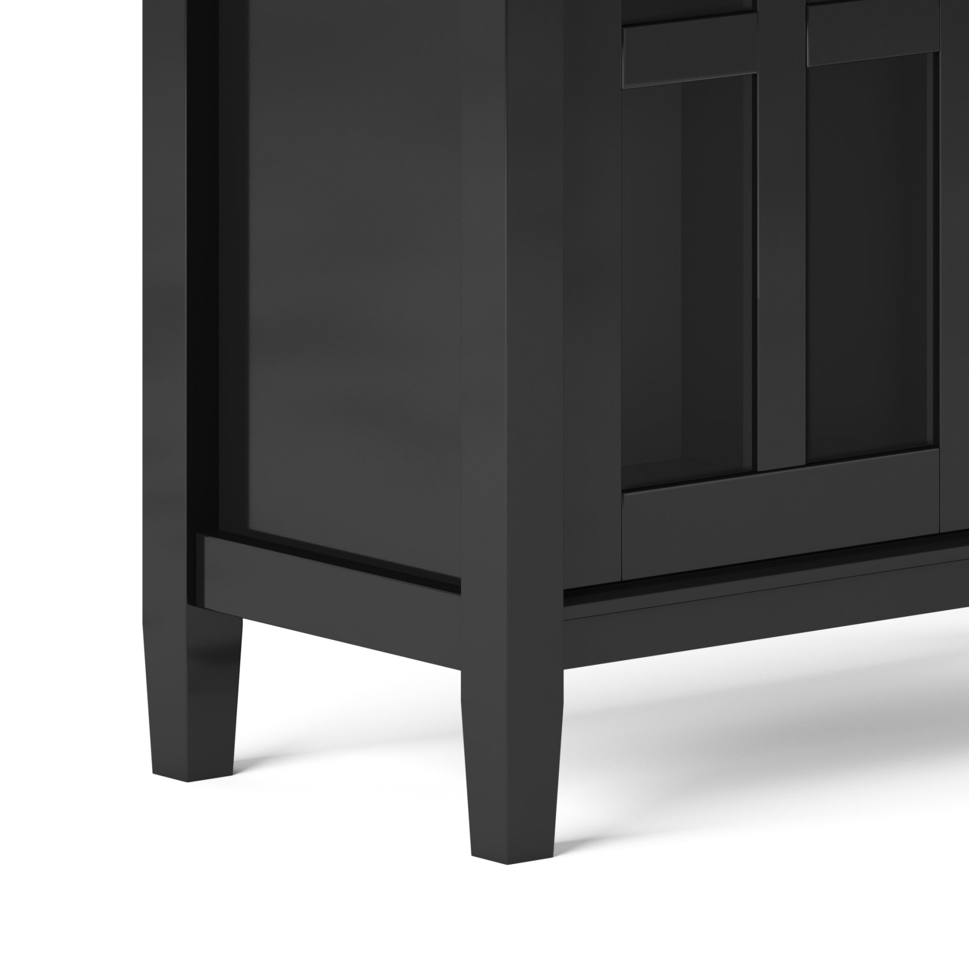 Warm Shaker - Low Storage Cabinet - Black - Image 4