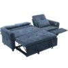 2 In 1 Sofa, 3 Seater Sofa With Sofa Bed And Reversible Recliner - Blue - Image 17