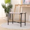 Boho Hand Woven Entryway Ottoman Vanity Chair Footrest Stool For Living Room Sofas - Gray - Image 5
