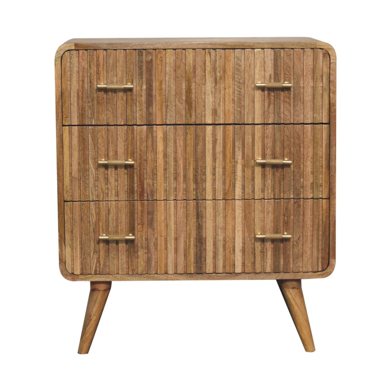 T Bar Ridged Chest - Brown - Image 2