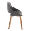 Fabrico - Mid-Century Modern Dining Chair (Set of 2) - Zebra / Gray - Image 3