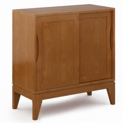 Harper - Low Storage Cabinet - Teak Brown