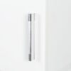 Freestanding Cabinet With Inadjustable Shelves And Two Doors For Kitchen, Dining Room - White - Image 11