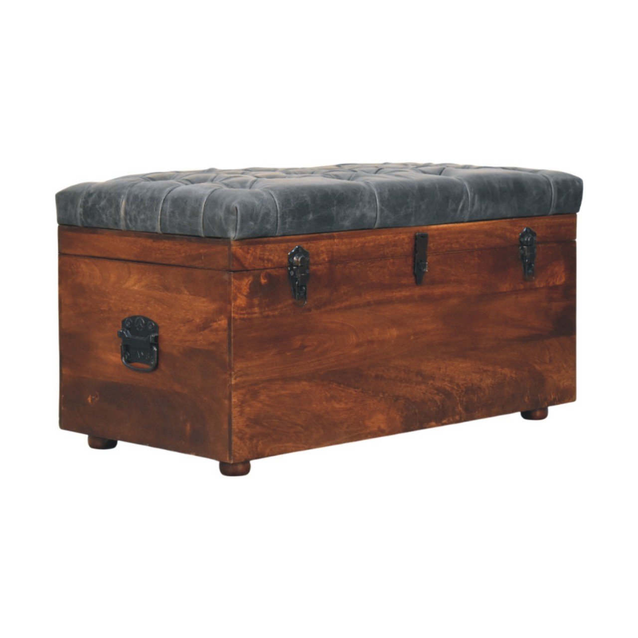 Buffalo - Hide Storage Trunk - Brown - Image 3