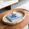 Oval Cofe Table - Brown - Image 14