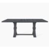 Devingo - Extendable Dining Table Rustic Style - Gray - Image 6