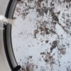 Theodor - Mirror With Industrial Design Round Mirror With Metal Frame For Wall Decor & Entryway Console Lean Against Wall - Black - Image 7