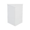 Triangle Bathroom Storage Cabinet With Adjustable Shelves, Freestanding Floor Cabinet For Home Kitchen - White - Image 20