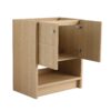 Modern 30'' Freestanding Bathroom Vanity With 2 Soft Closing Doors, (Excluding Sink) - Oak - Image 15