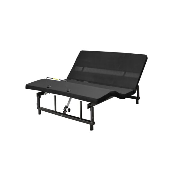 Adjustable Bed Base Frame With Quiet Motor, King Size, Zero Gravity, USB Ports, Under Bed Nightlight - Antique Black
