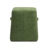 Oliver - Tapered Square Upholstered Ottoman - Moss Green Fleeced - Image 2
