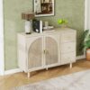 2 Door 3 Drawer Cabinet, Suitable For Bedroom - Natural - Image 5