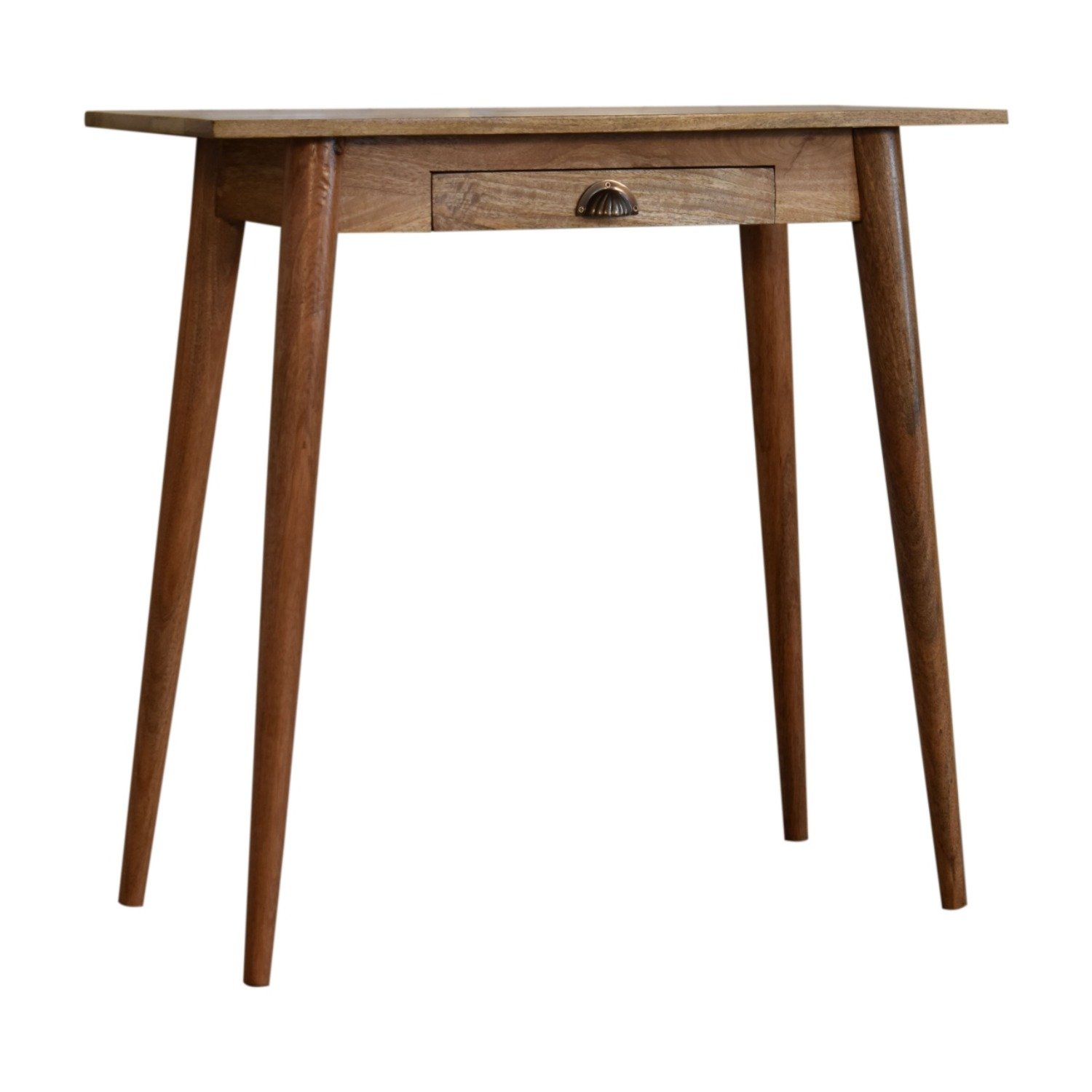 Mini Nordic Style Writing Desk - Oak - Image 4