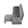 Convertible Futon Sofa Bed Futon Sofa Couch With An Adjustable Backrest, A Reversible Chaise Lounge And 2 Removable Armrest Pillows For Living Room - Gray - Image 19