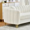 Loveseat Sofa For Living Room And Bedroom - Beige - Image 7