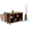 Artisan - 8 Cube Storage Sofa Table - Russet Brown - Image 8