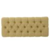 Hilton - Ottoman Bench With Button - Tufted Diamond Stitching - Yellow - Image 9