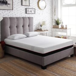Regen - 10" Full Size Cooling Copper Infused Memory Foam Mattress - White