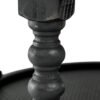 Round 2 Tiered Side Tabel, End Tabel For Lving Room Bedroom Entryway - Black - Image 6