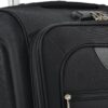 Softside Luggage Expandable 3 Piece Set Suitcase Upright Spinner Softshell Lightweight Luggage Travel Set - Black - Image 8