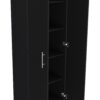 Clinton - Pantry Cabinet Kitchen Storage - Black - Image 6