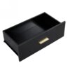 Modern 8 Drawer Dresser Ample Storage Wide Chest, Sturdy - Black - Image 5