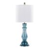 Bishop - Contemporary Clear Angel Table Lamp (Set of 2) - Blue / Polished Nickel / White - Image 3